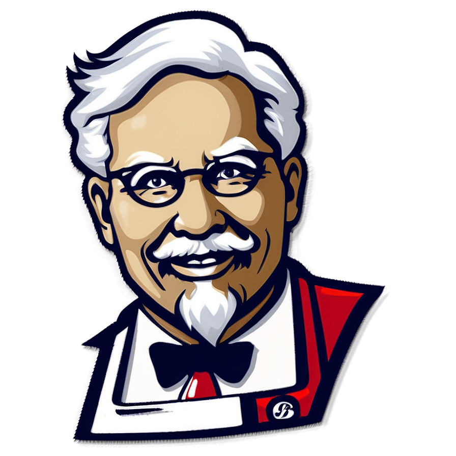 Detailed Kfc Logo With Texture Png 95 PNG