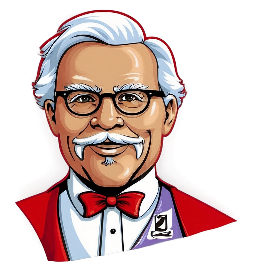 Download Detailed Kfc Logo With Texture Png Rxp44 | Wallpapers.com