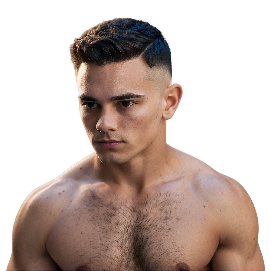 Detailed-line Edgar Haircut Png 06132024 PNG