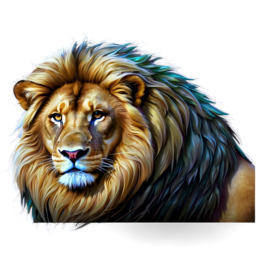 Detailed Lion Mane Png 06122024 PNG