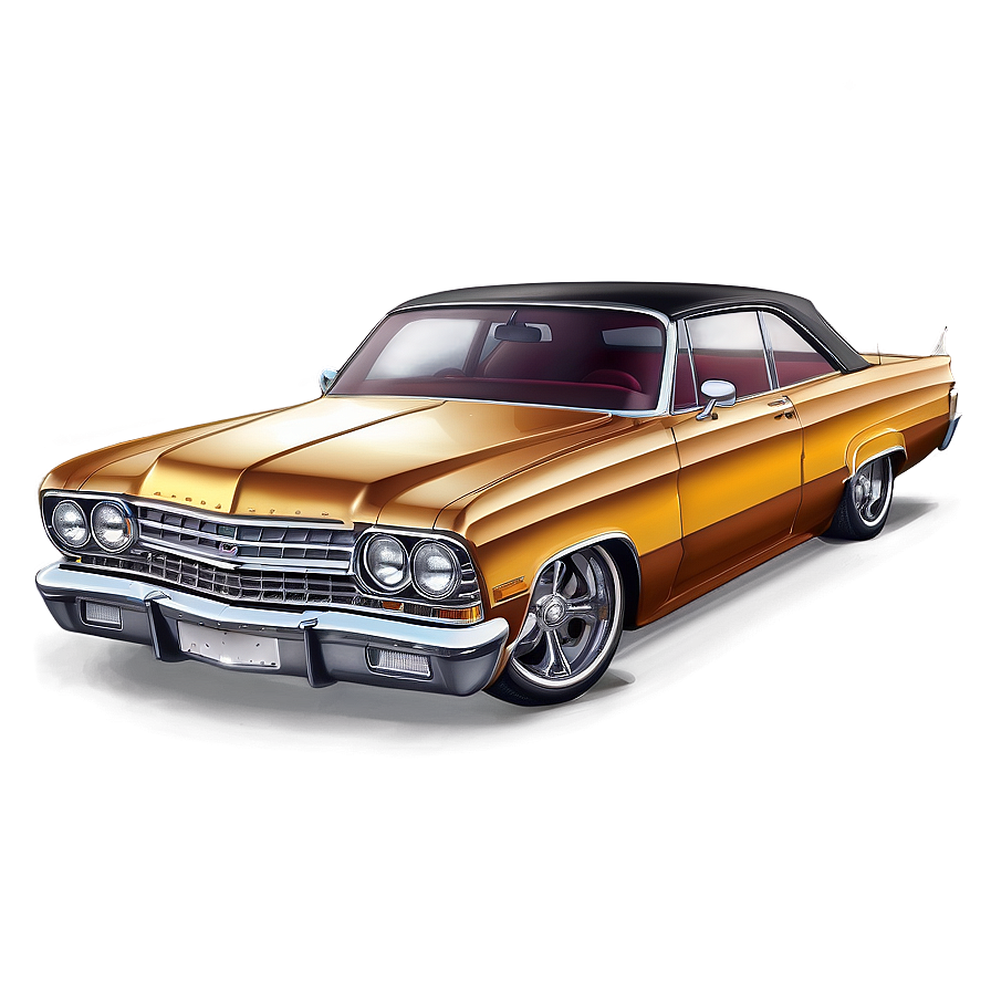 Detailed Lowrider Sketch Png 06112024 PNG