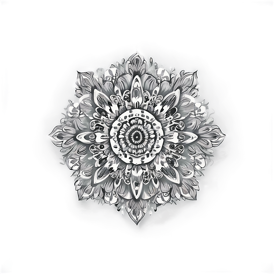 Detailed Mandala Sketch Png Cfn PNG
