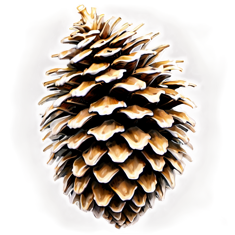 Detailed Pine Cone Png 06202024 PNG