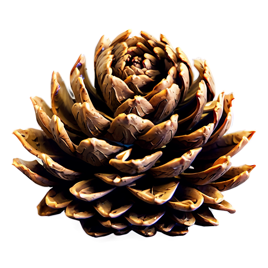 Detailed Pine Cone Png 41 PNG