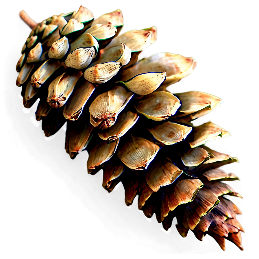 Detailed Pine Cone Png Cju PNG