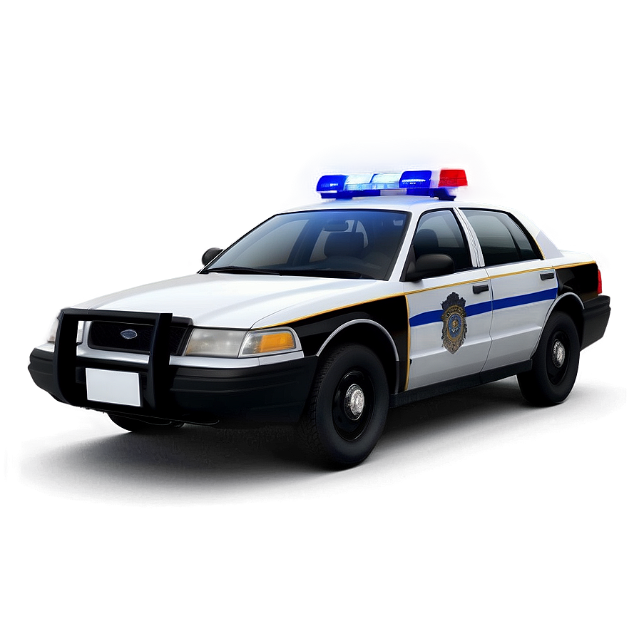 Detailed Police Car Design Png 54 PNG