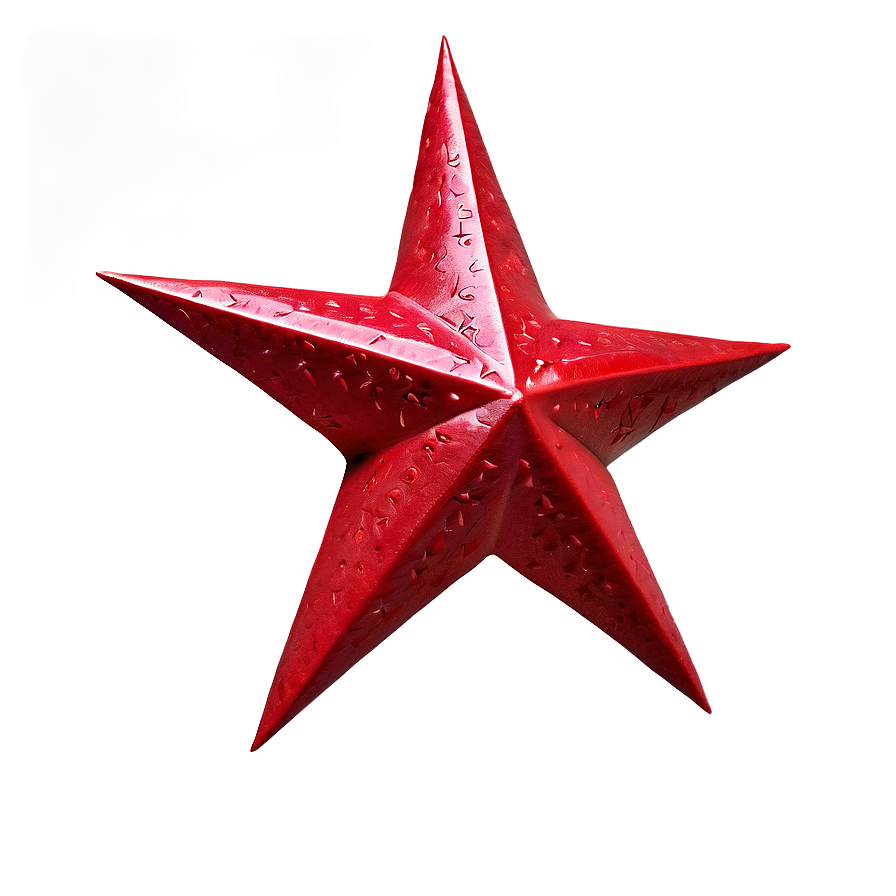 Detailed Red Star Png Qud62 PNG