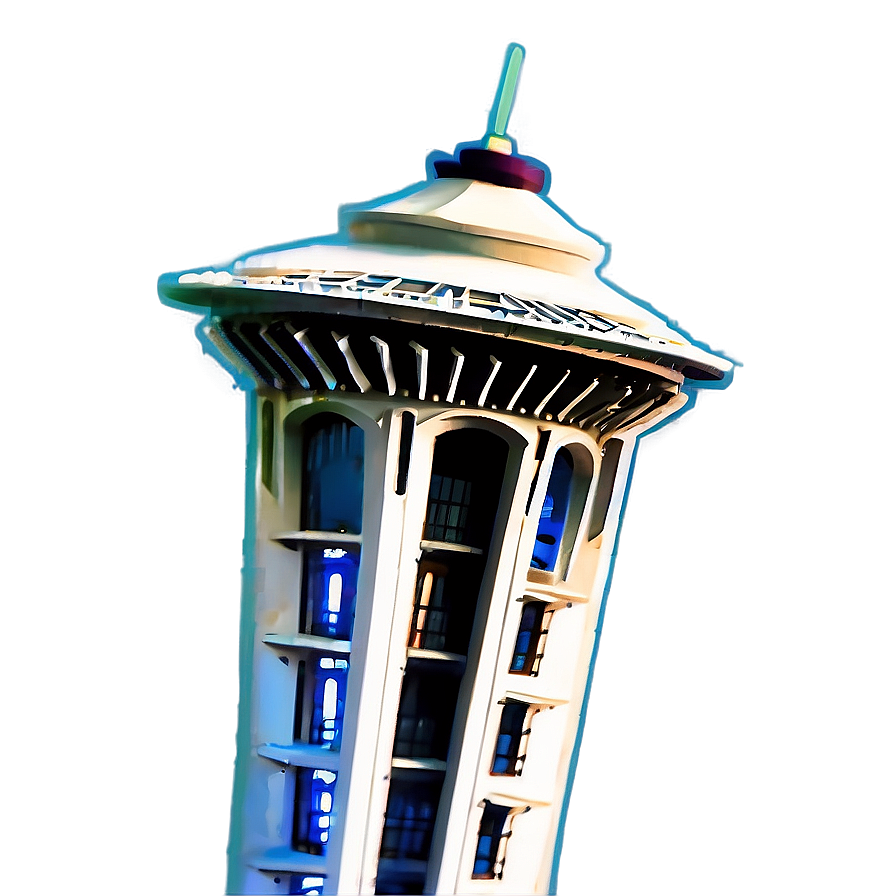 Detailed Seattle Skyline Architecture Png 06252024 PNG