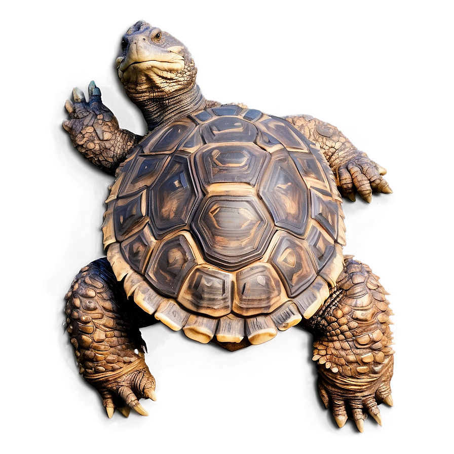 Detailed Snapping Turtle Artwork Png 06252024 PNG