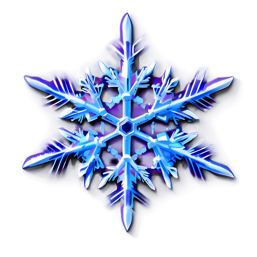 Detailed Snowflake Structure Png Eqp44 PNG