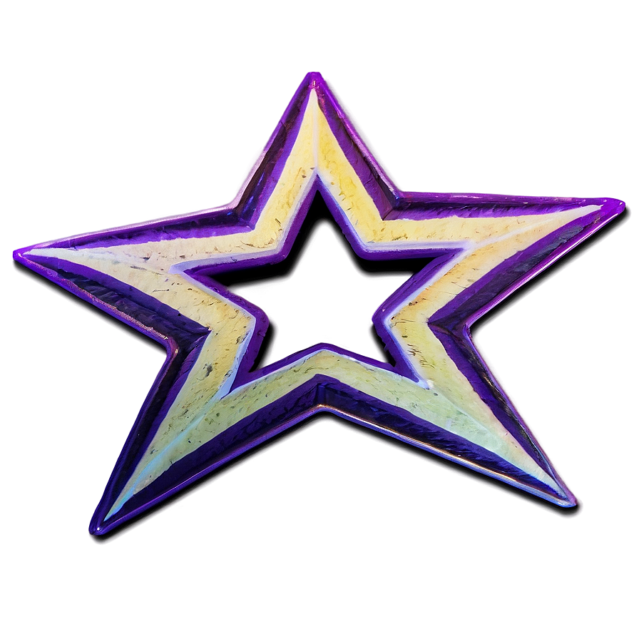 Detailed Star Outline Png Hpm79 PNG