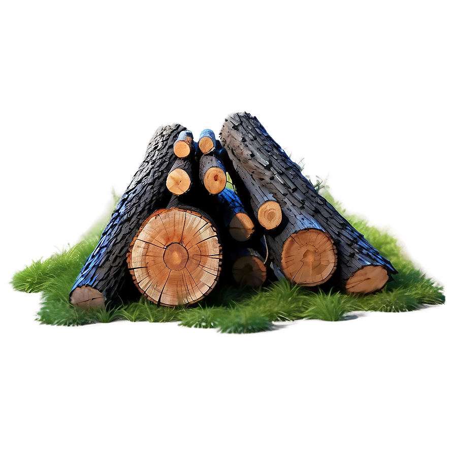 Detailed Tree Log Png 05252024 PNG