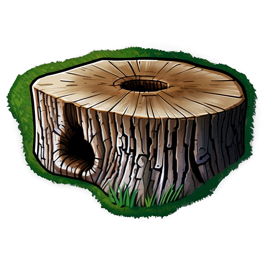 Detailed Tree Stump Png Nfq37 PNG