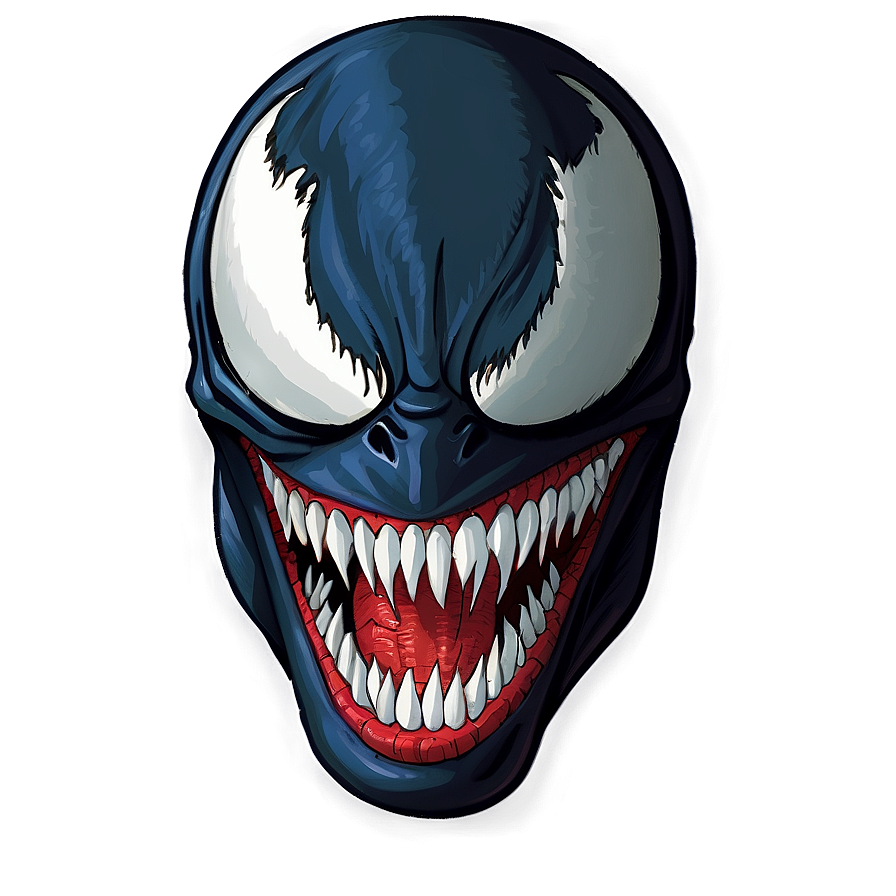 Detailed Venom Sketch Png Yms52 PNG