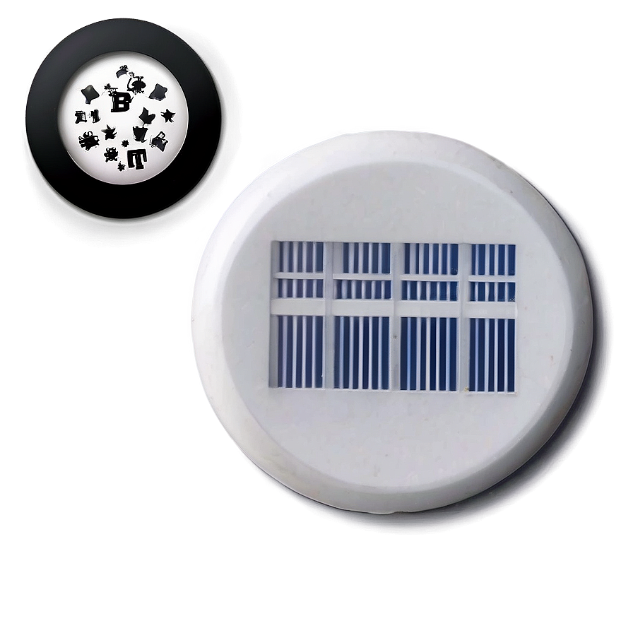 Detailed White Button Png 06272024 PNG