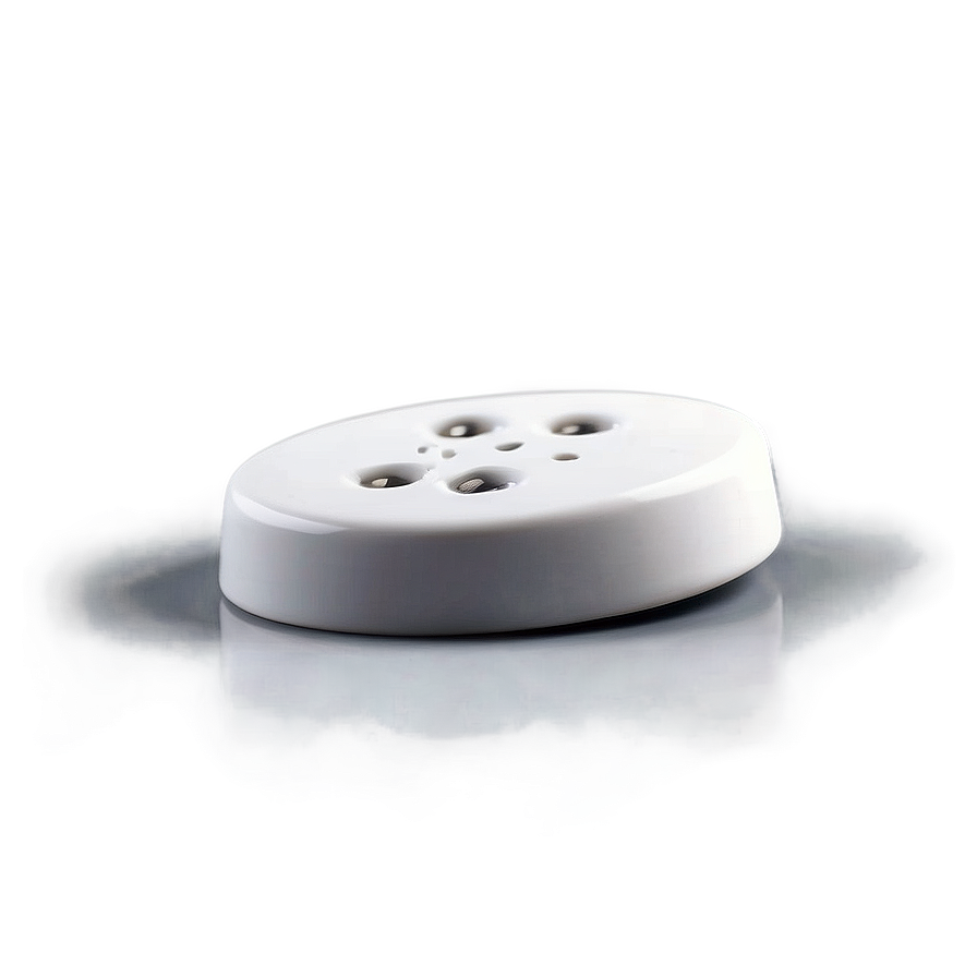 Detailed White Button Png 06272024 PNG