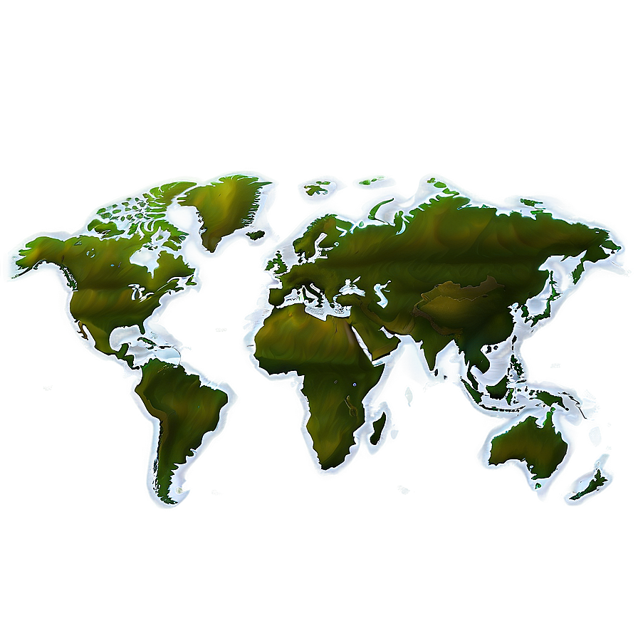 Detailed World Map Drawing Png 99 PNG