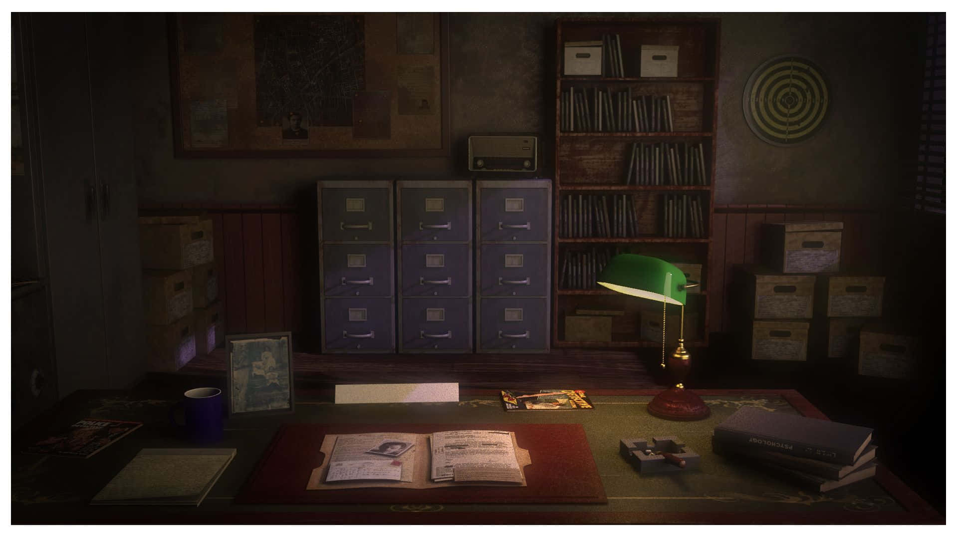 Mysterious Detective Background