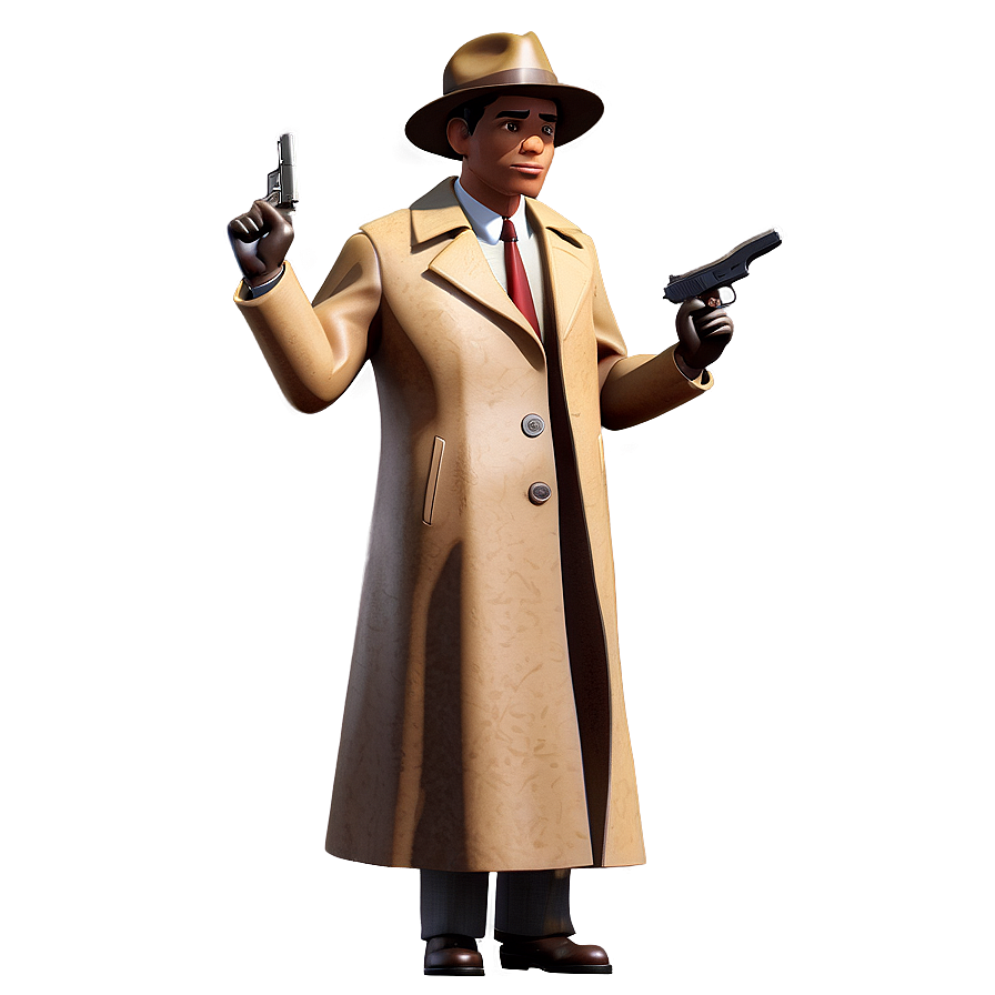 Detective Character Png 05242024 PNG