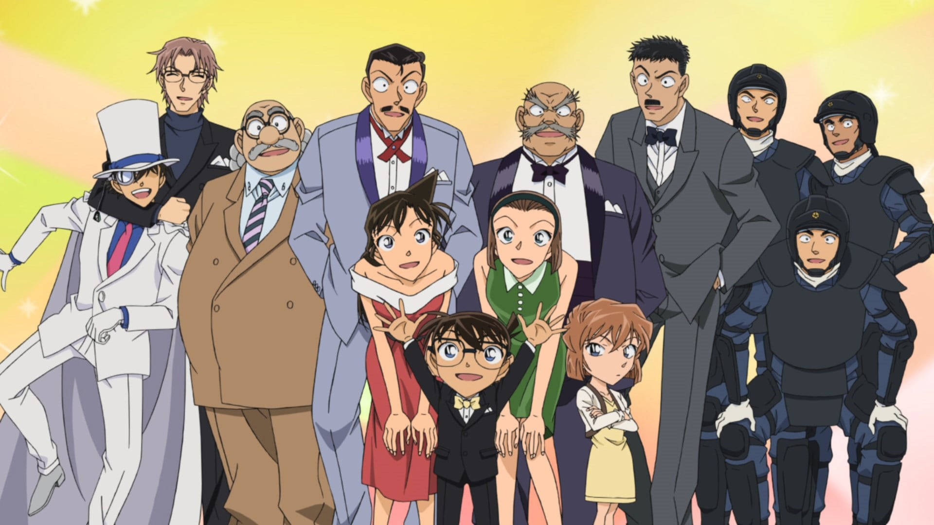 Personagensdo Anime Detective Conan. Papel de Parede