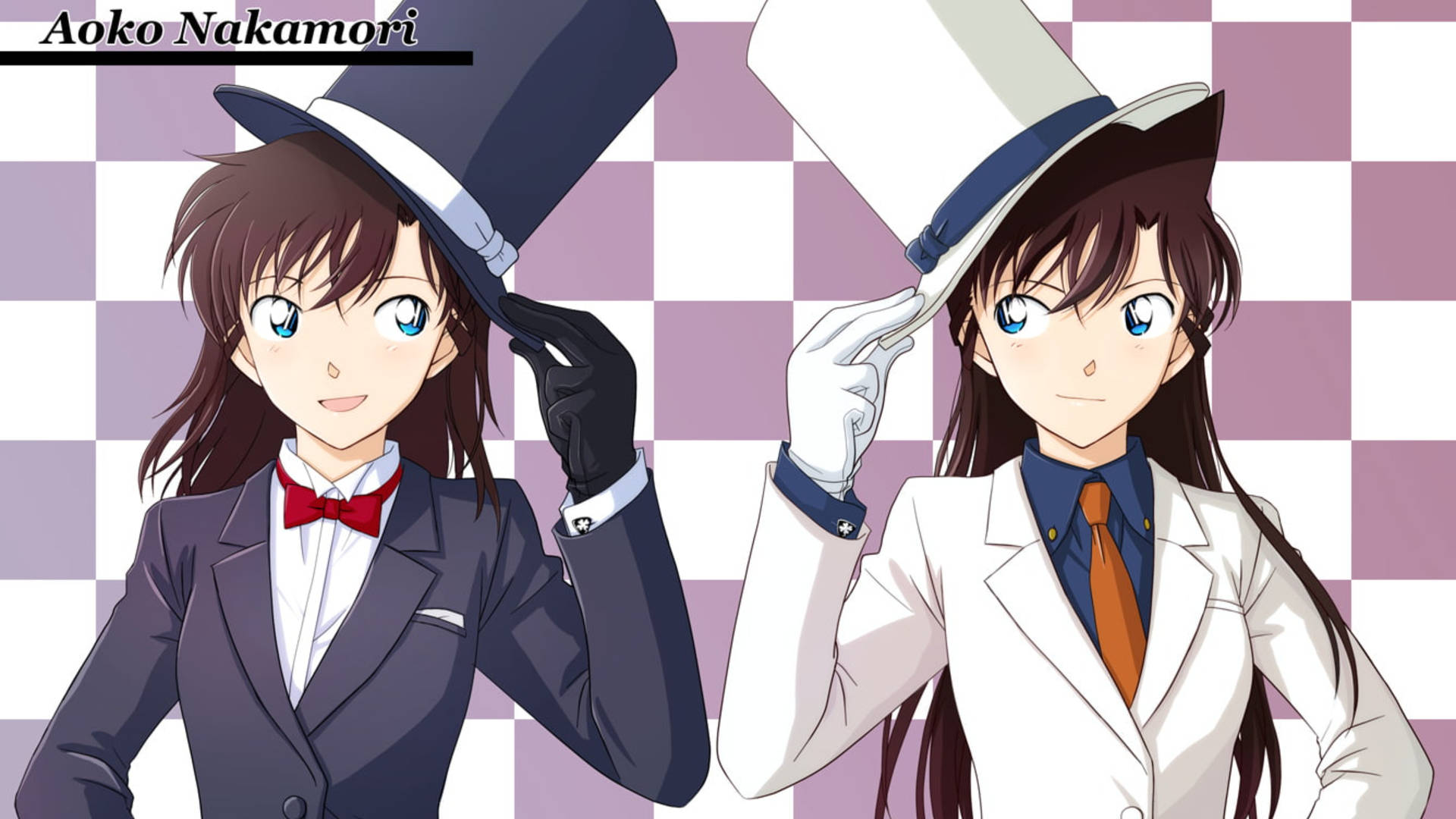 Detective Conan Nakamori And Ran Mouri Background