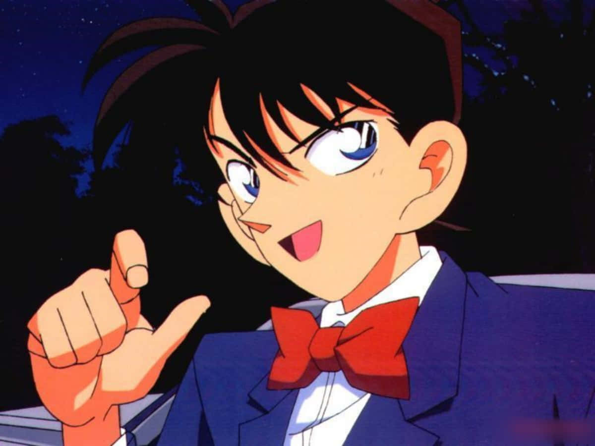 Follow the clues to solve the mystery with Detective Conan