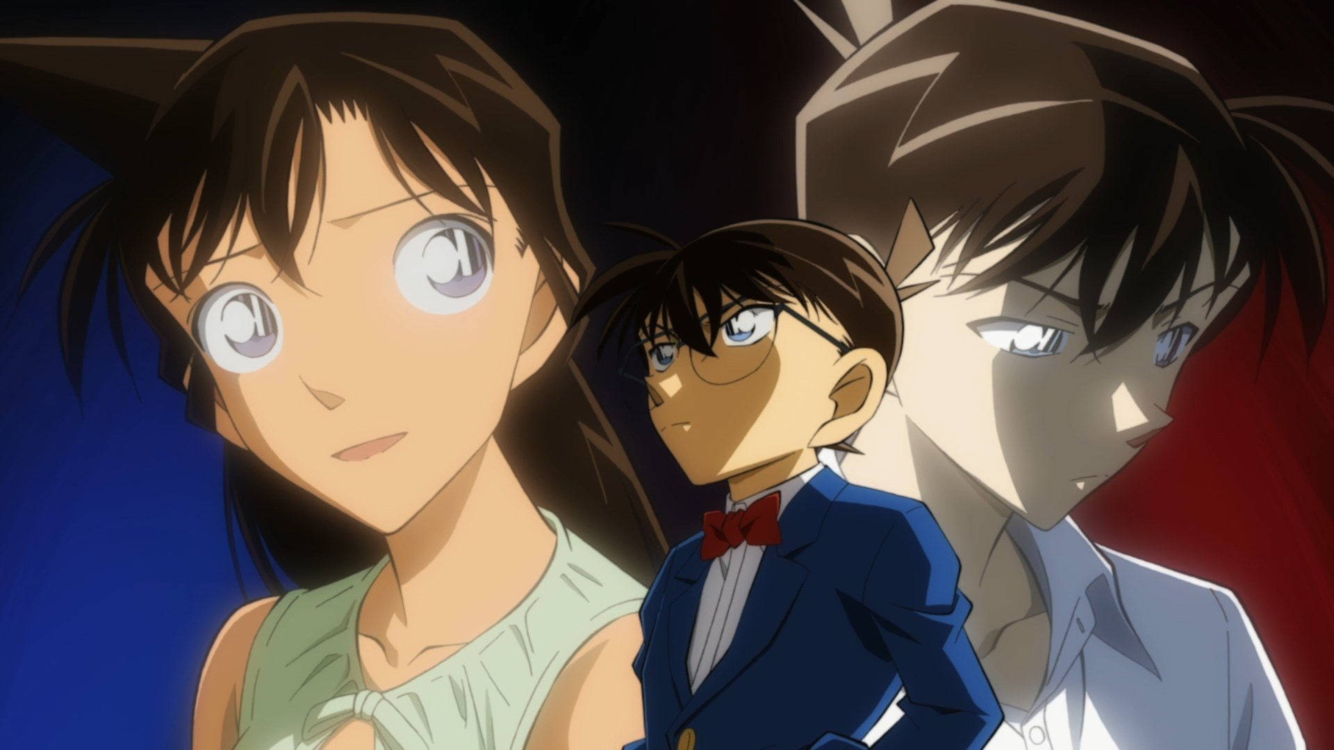 Detective Conan Shinichi And Ran Background