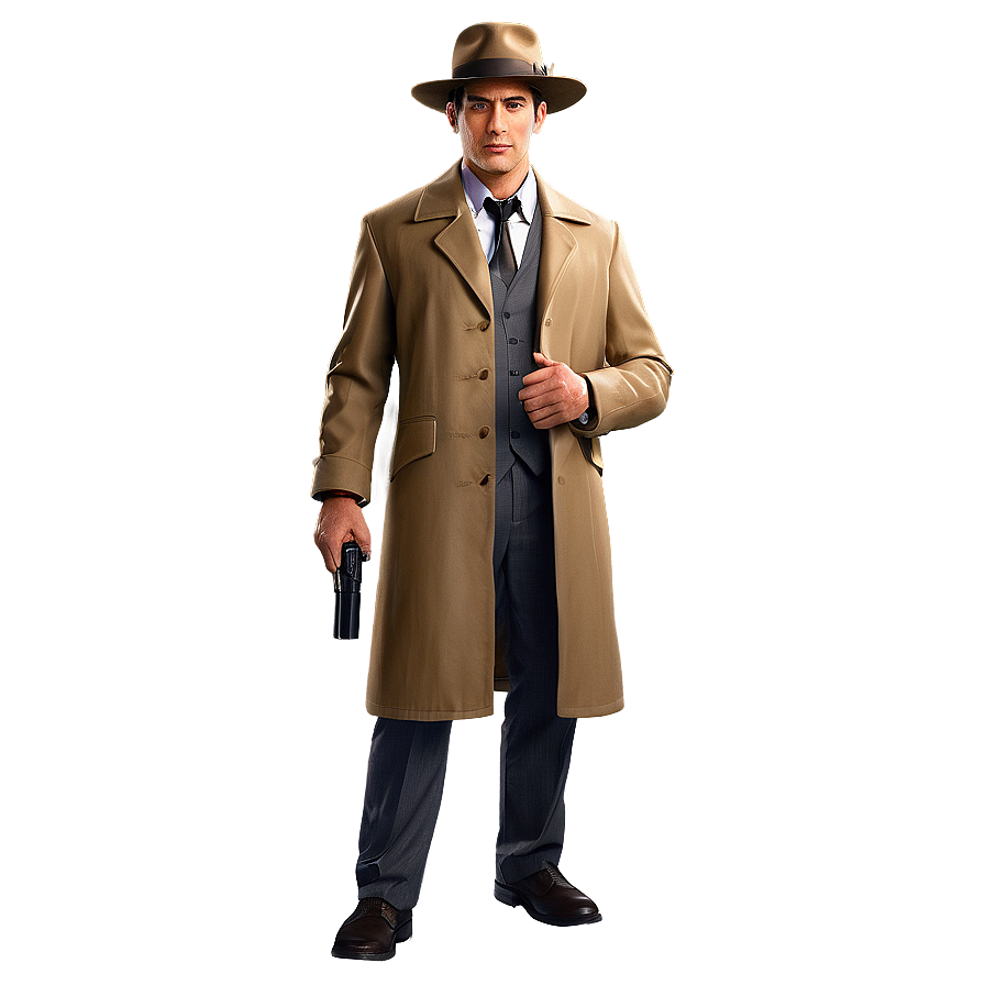 Detective Costume Png Jrc32 PNG