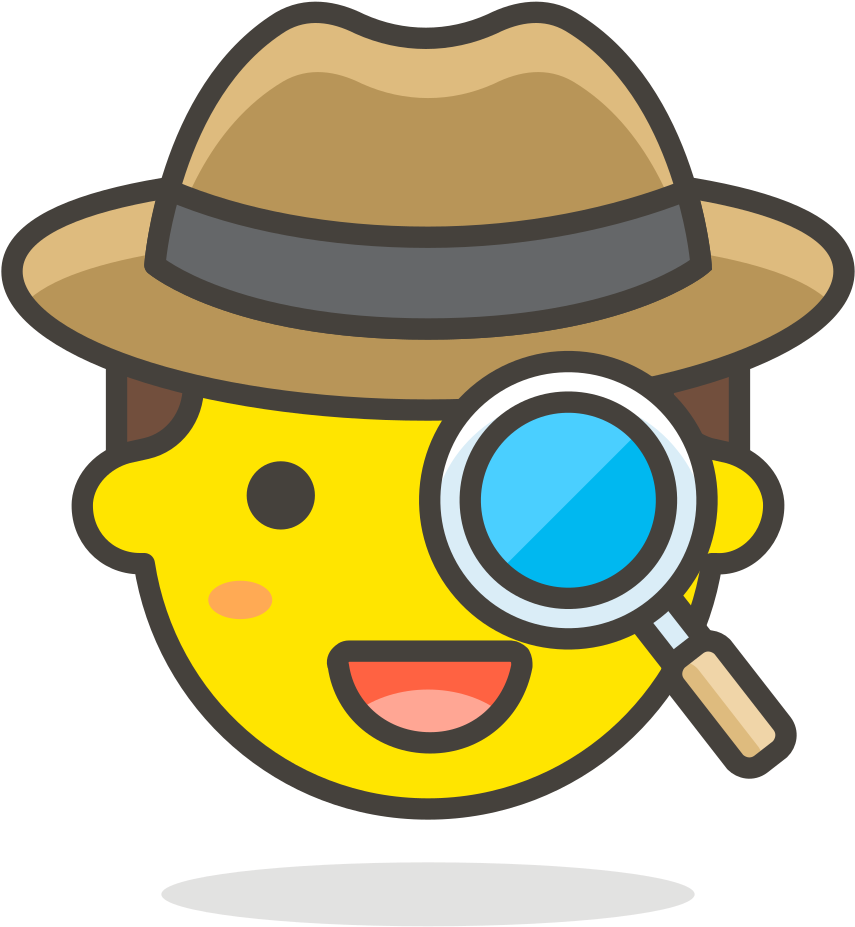 Detective Emojiwith Magnifying Glass PNG