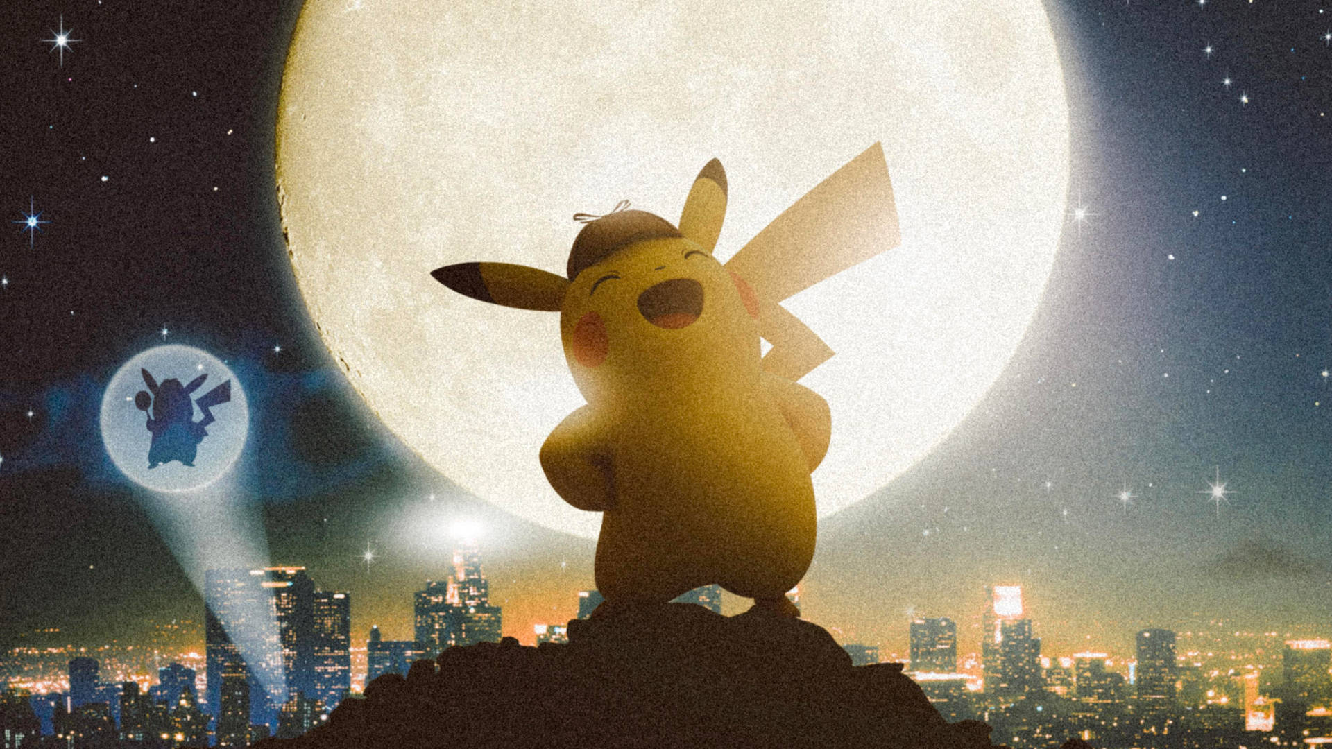 Detective Pikachu 4k Call Logo Wallpaper