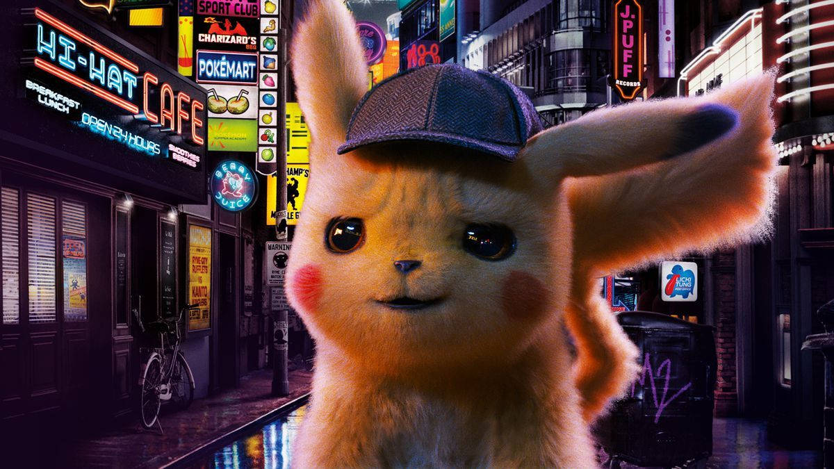 Detective Pikachu Movie Poster Wallpaper