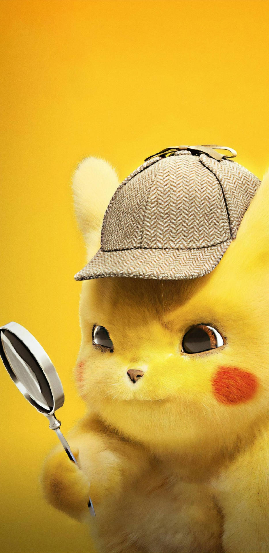 Detective Pikachu Portrait Photo Wallpaper