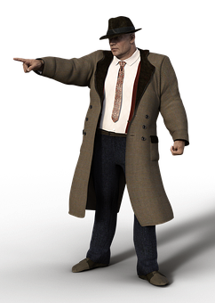 Detective_ Pointing_ Finger PNG