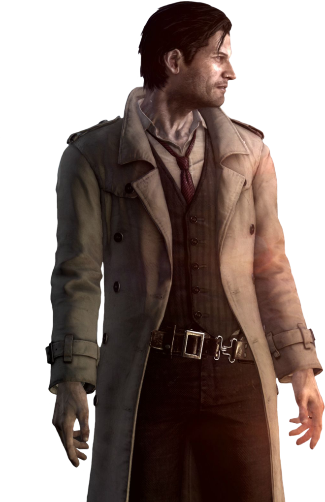 Detectivein Trench Coat PNG