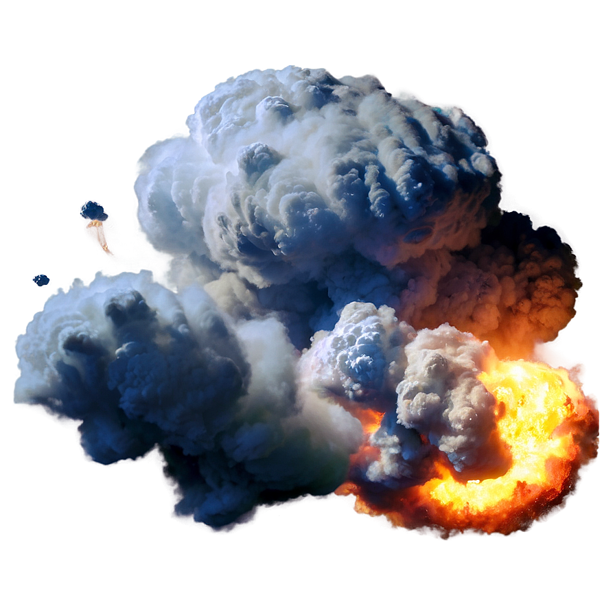 Detonation And Fireball Png 04302024 PNG