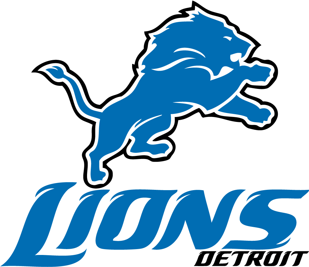 Download Detroit Lions Logo Blueand Silver | Wallpapers.com