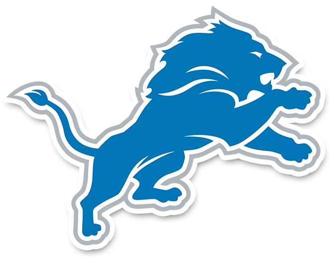 Detroit Lions Logo Graphic PNG