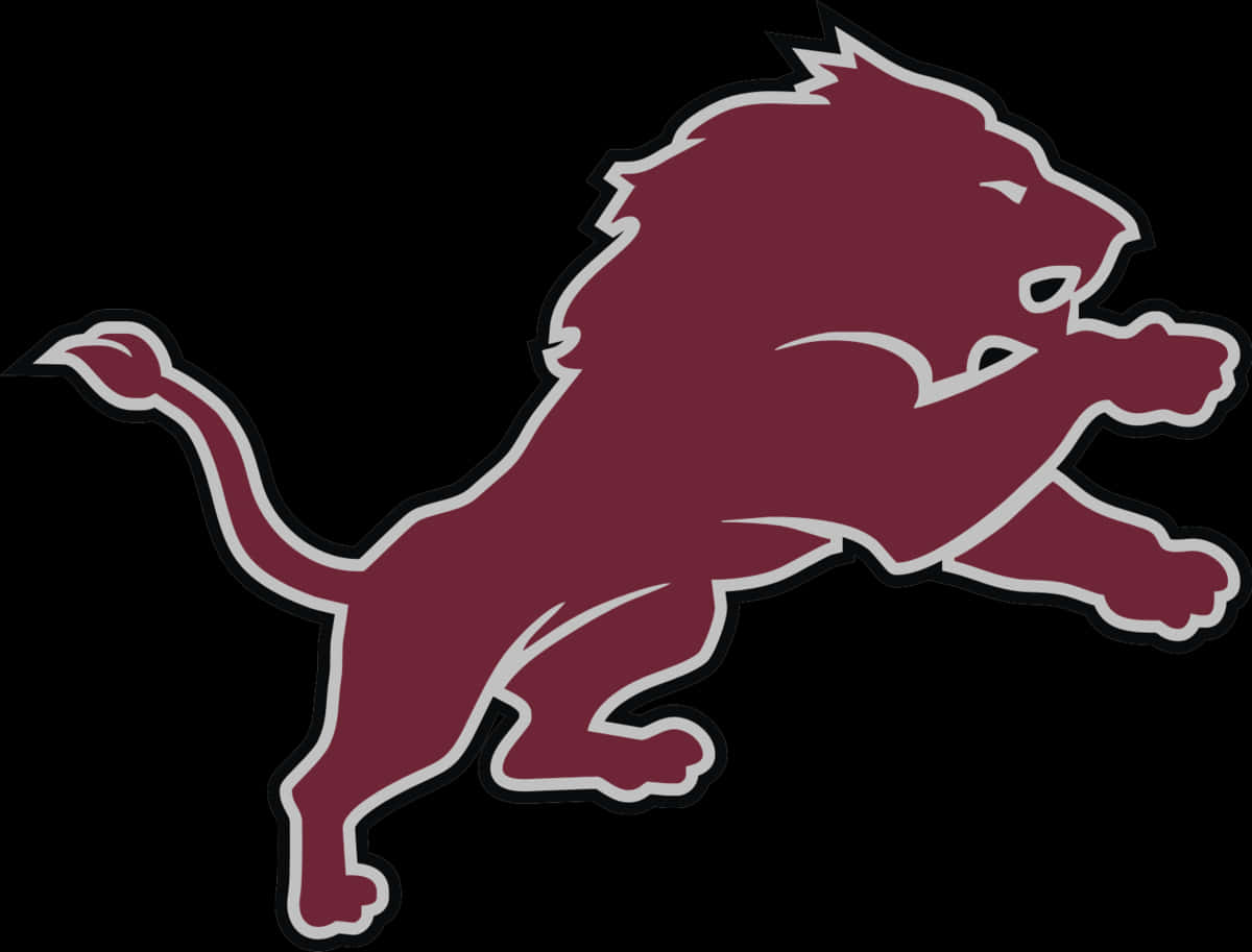 N F L Team Leaping Lion Logo PNG