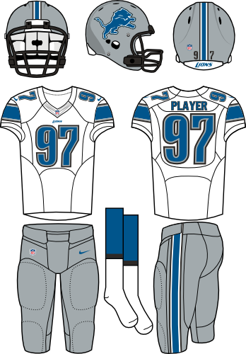 Detroit Lions Uniform Number97 PNG