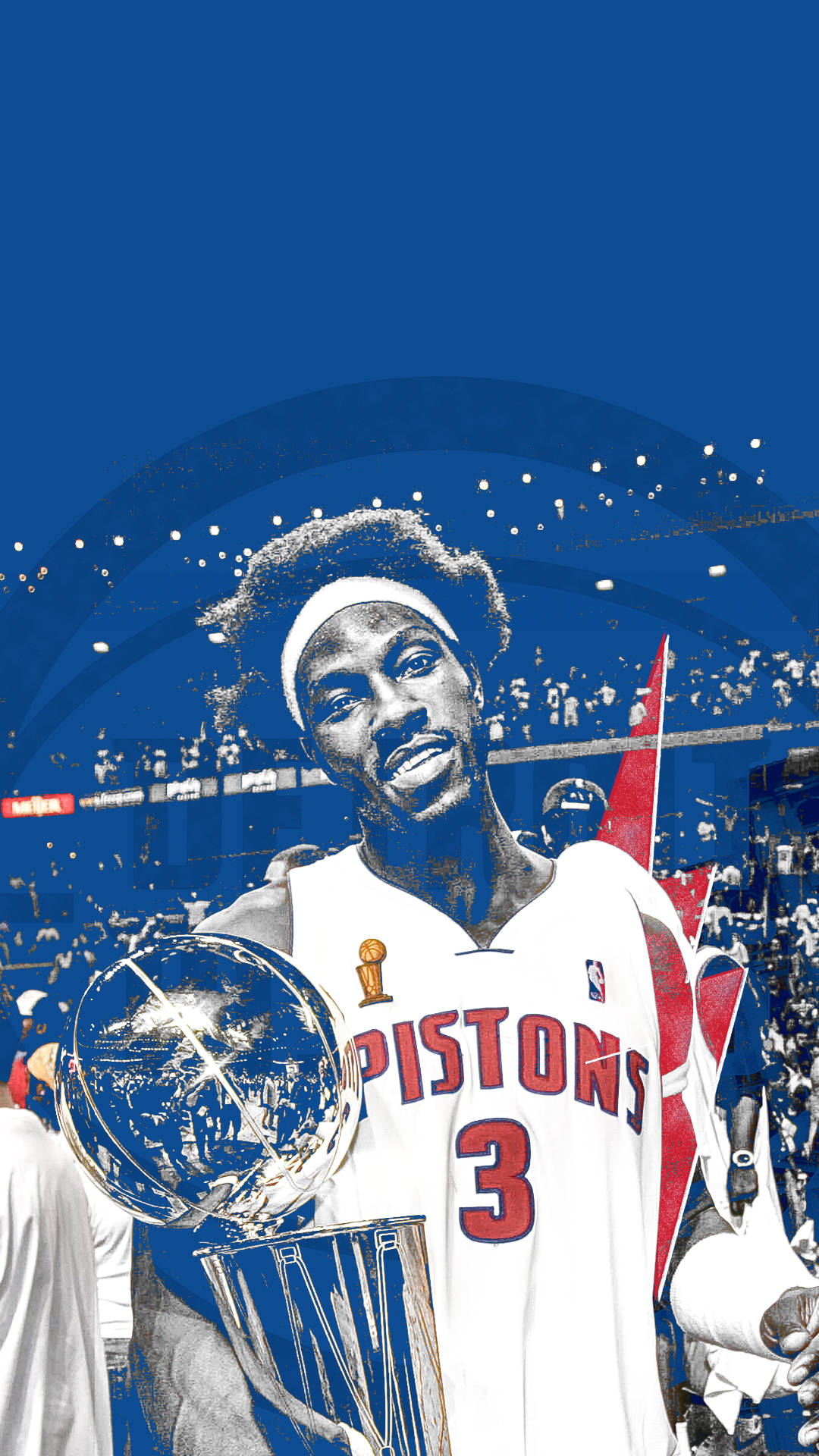 Detroit Pistons Champion Ben Wallace Wallpaper