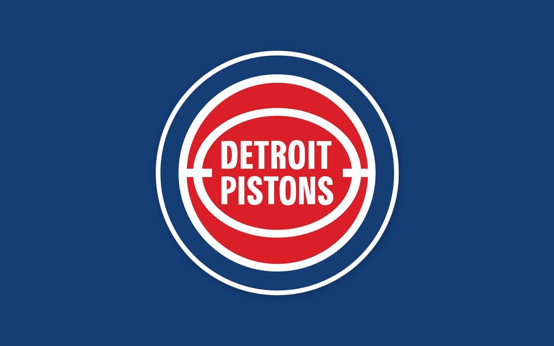 Detroit Pistons Complementing Team Colors Wallpaper