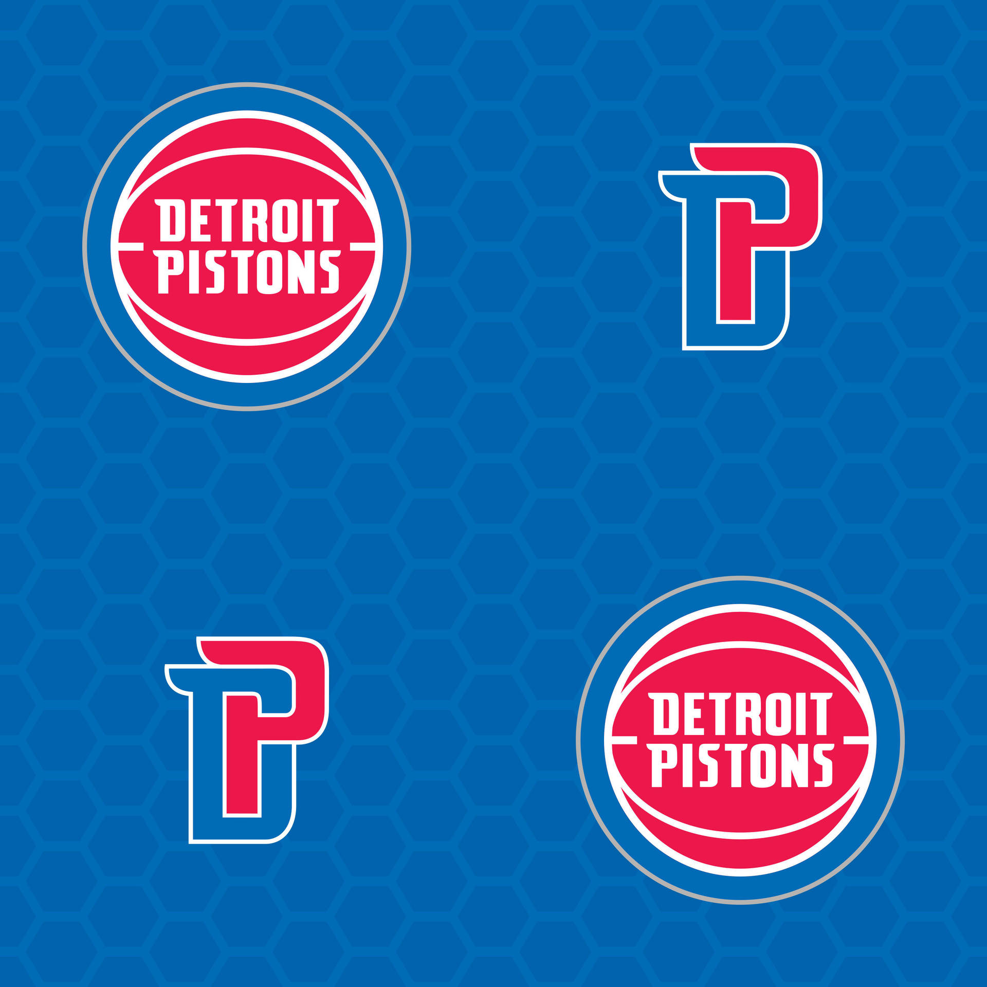 Detroit Pistons In Action On Court Wallpaper