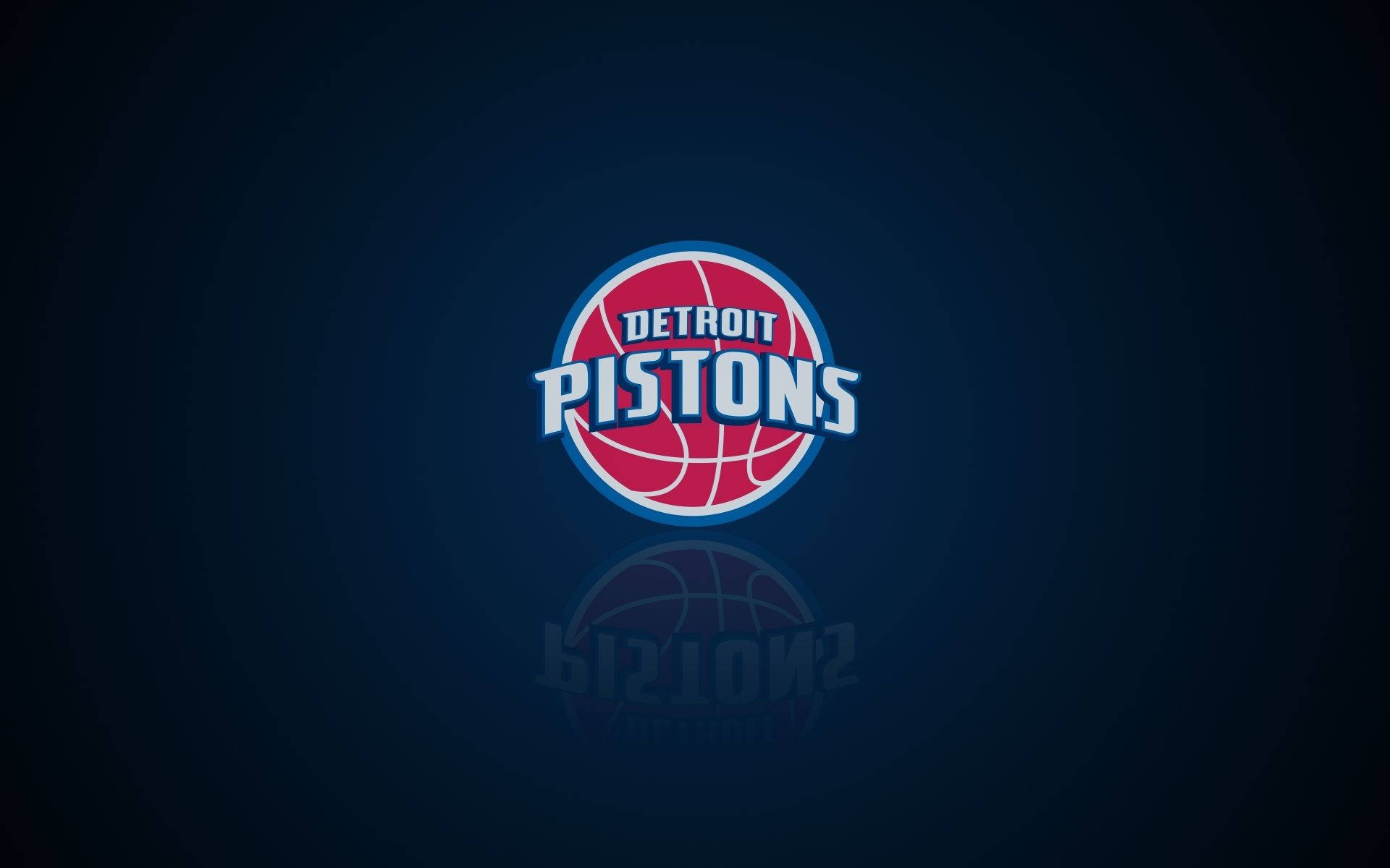 Detroit Pistons Midnight Blue Logo Wallpaper