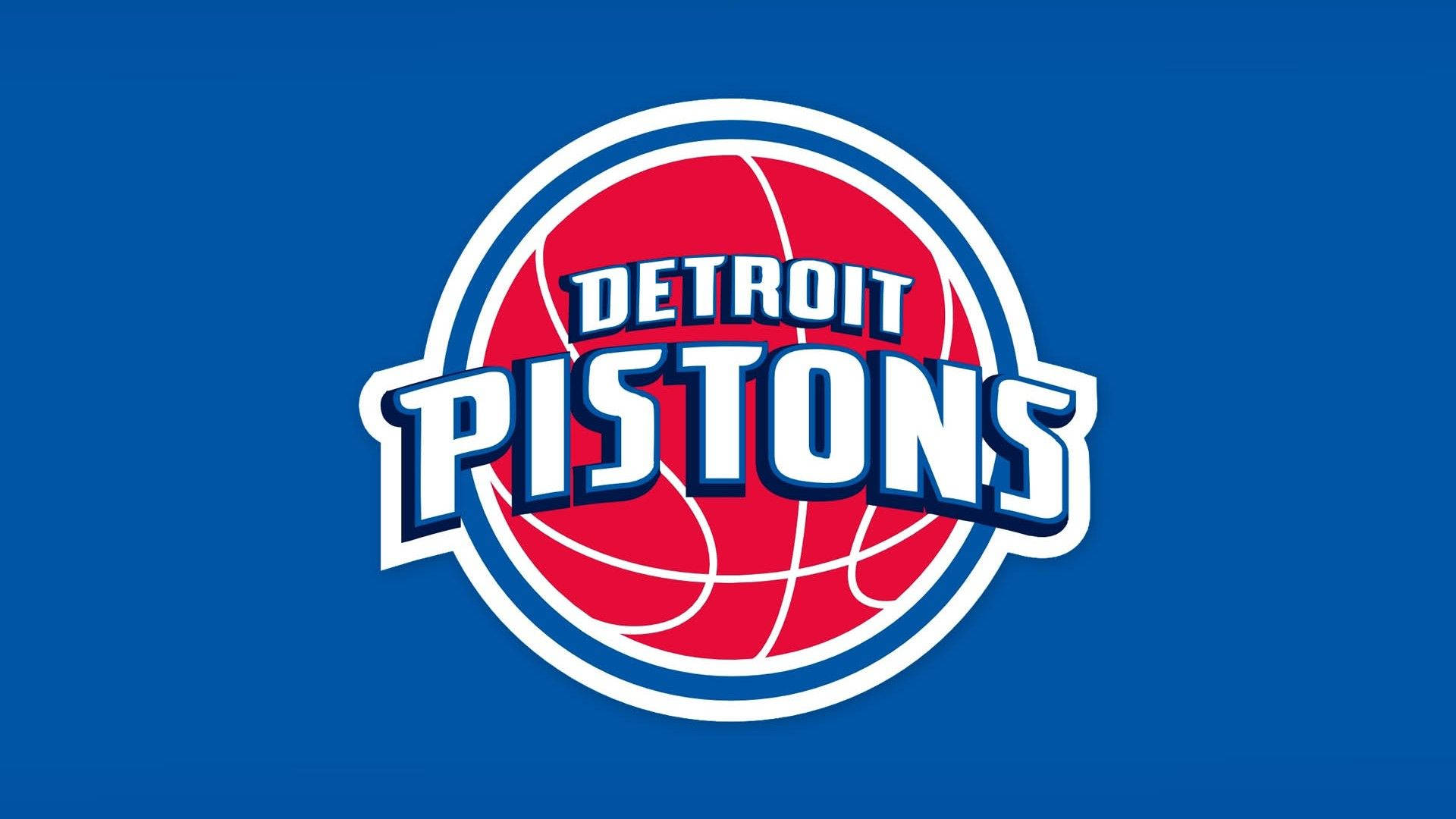 Detroit Pistons Vintage Team Logo Wallpaper