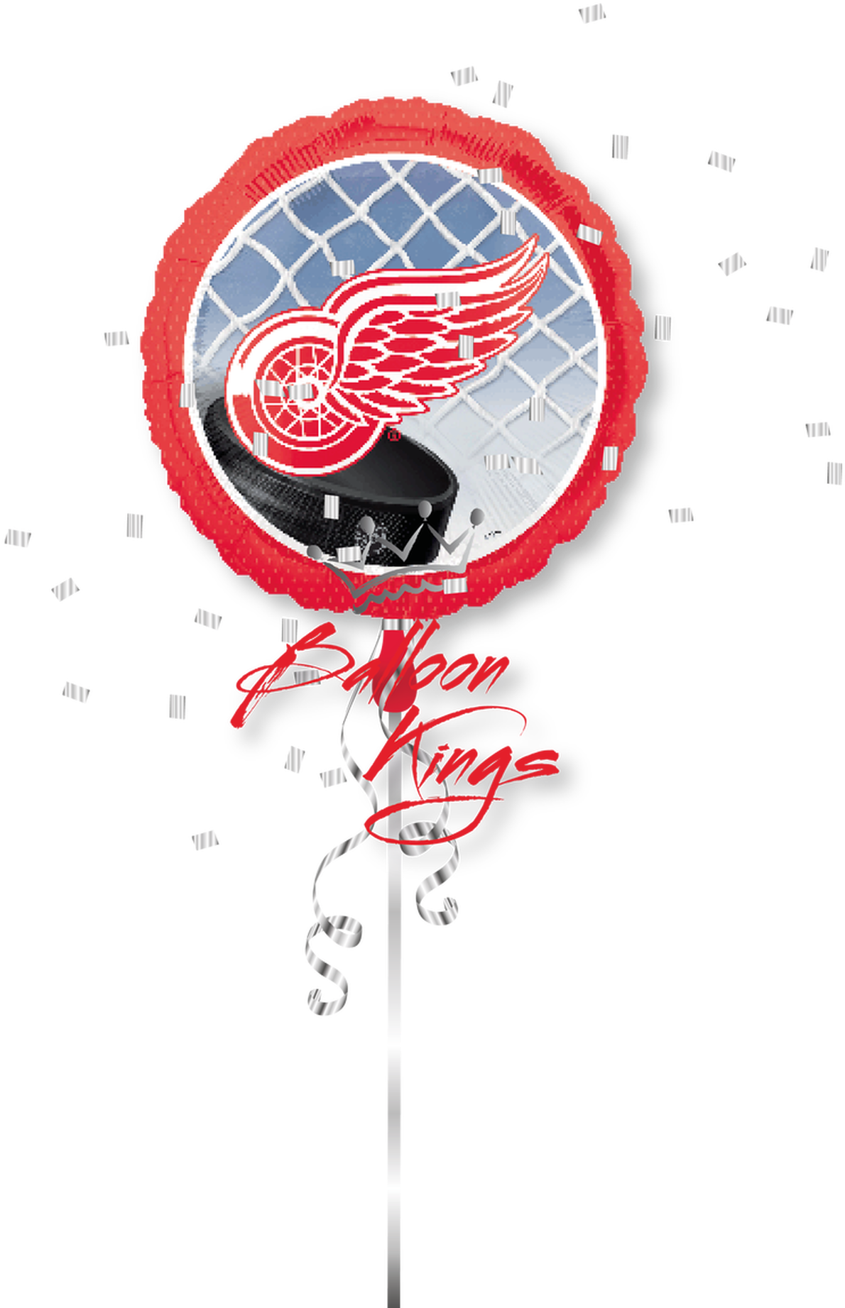 Detroit Red Wings Hockey Balloon PNG