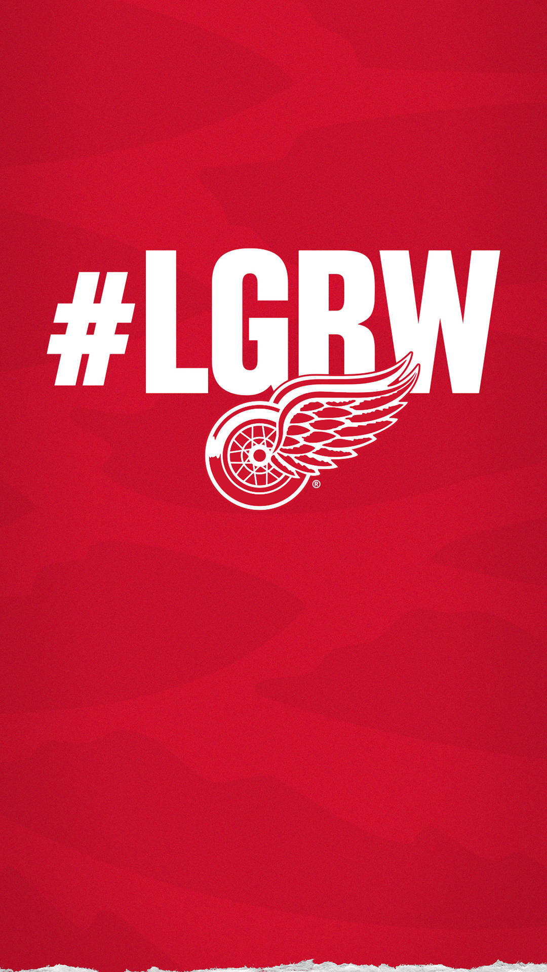 Detroit Red Wings LGRW Slogan-Tæppe: 