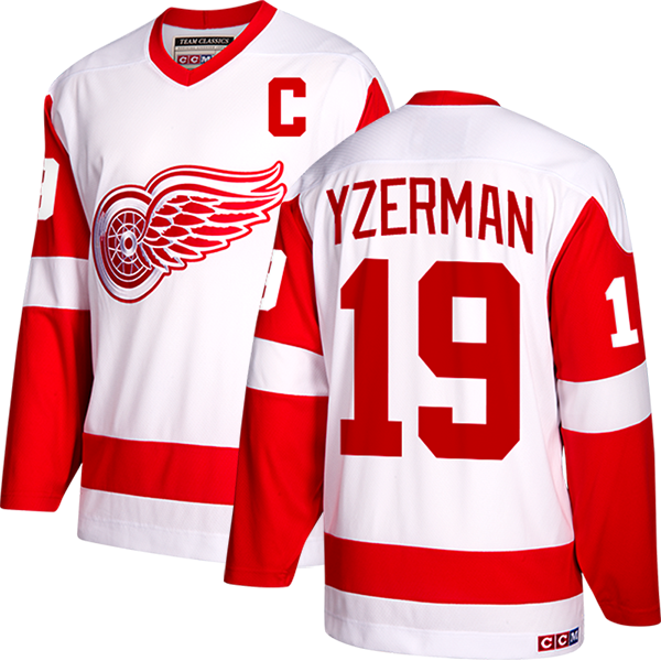 Detroit Red Wings Yzerman Jersey PNG