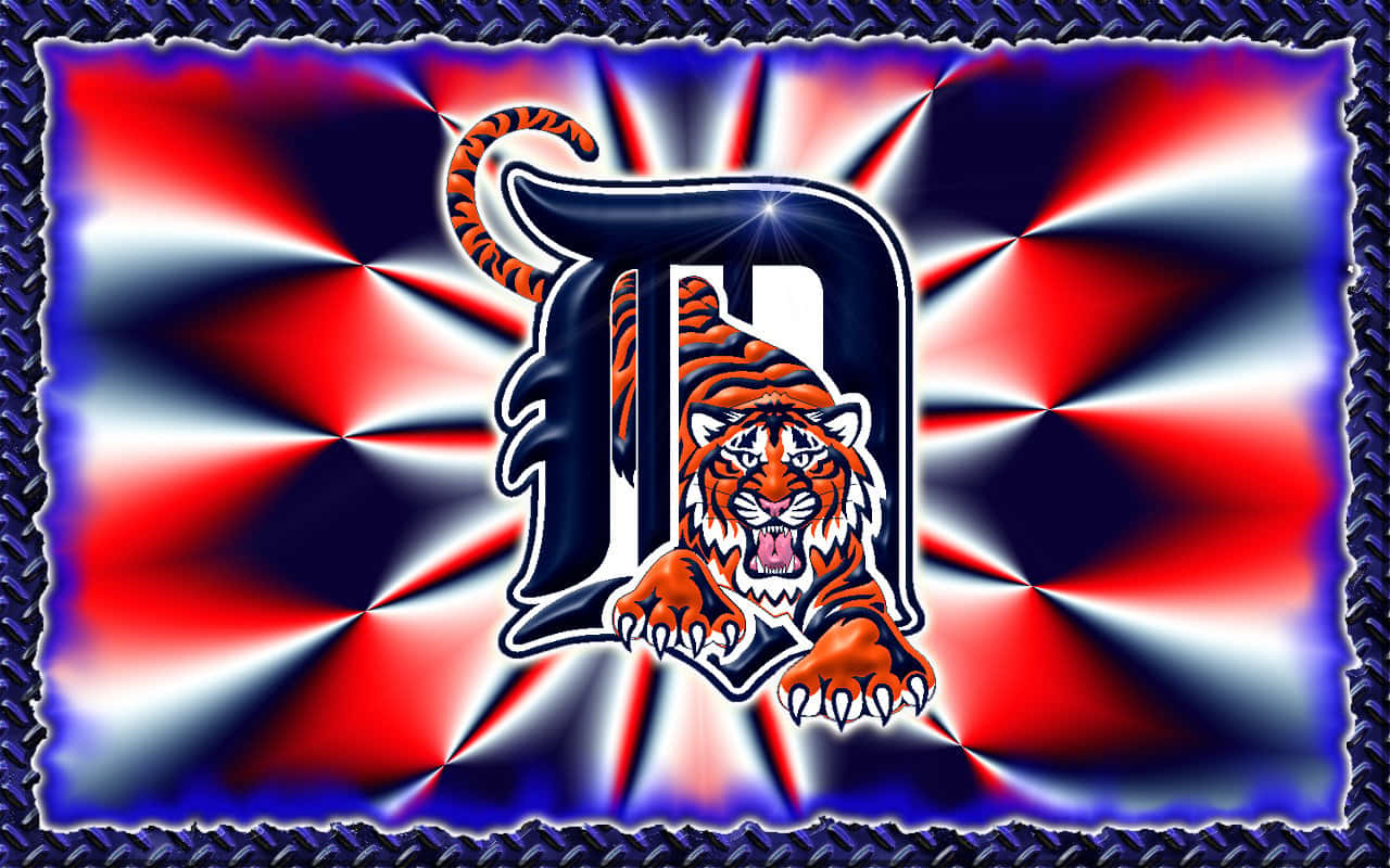 Offizielleslogo Der Detroit Tigers Wallpaper
