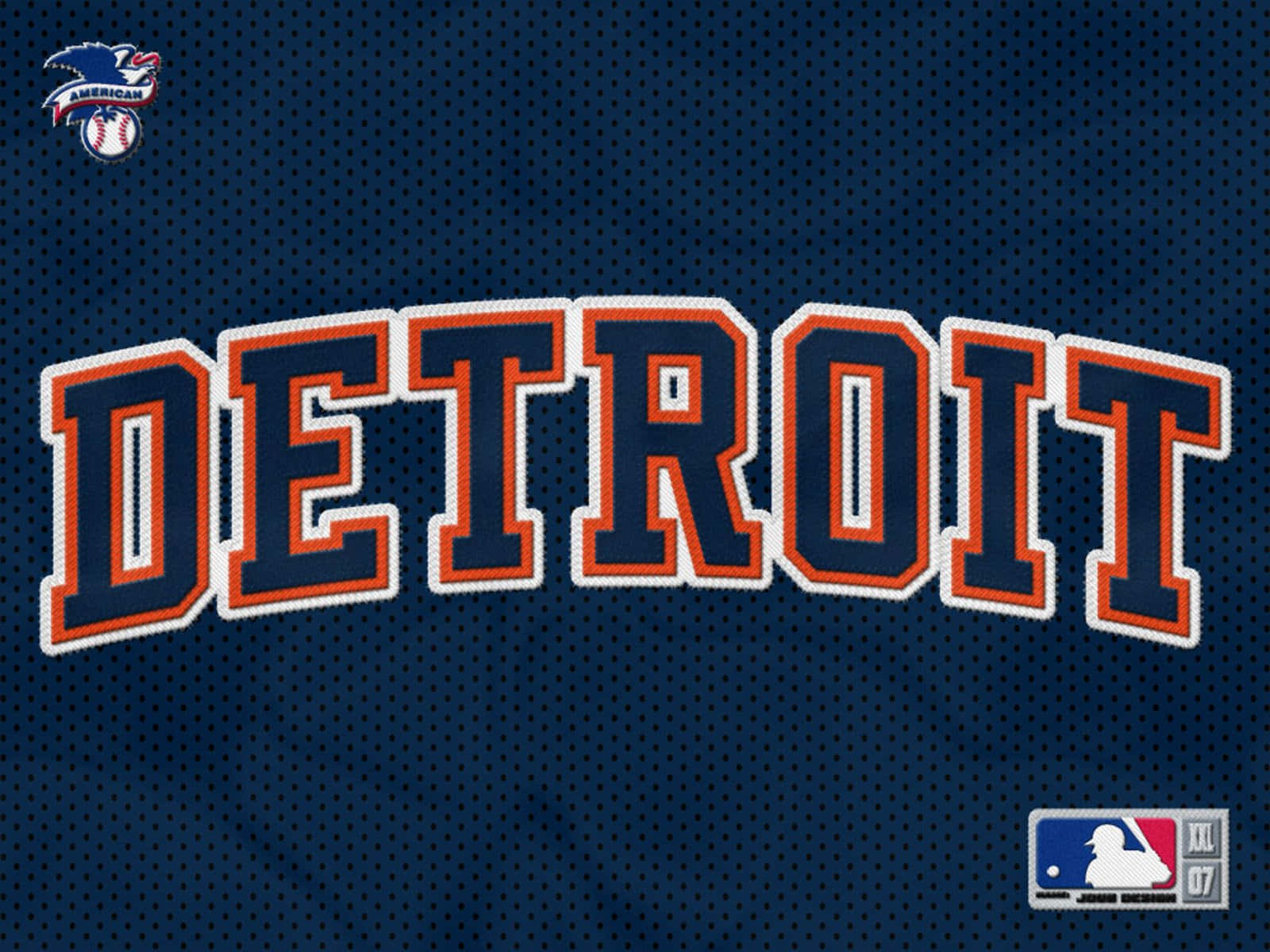 Logode Los Tigres De Detroit. Camiseta De Detroit. Fondo de pantalla