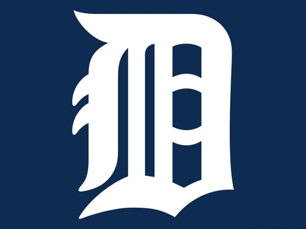 Detroit Tigers Baseball Club Logo Tapet: Nemt at sætte op og ideel for enhver tigers fan. Wallpaper